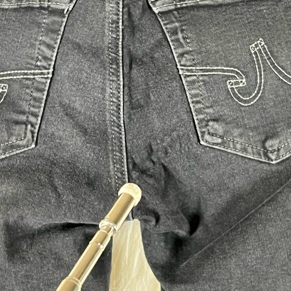 AG Adriano Goldschmied The Legging Super Skinny Black Denim Jeans Stretch 27 - Picture 7 of 10